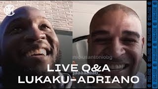 LUKAKU + ADRIANO | LIVE Q&A | INSTAGRAM LIVE CHAT [SUB ENG] 🖤💙🔙🇧🇪🇧🇷???????