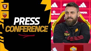 🟨? LIVE🟥?? La conferenza stampa di Daniele De Rossi alla vigilia di Salernitana-Roma