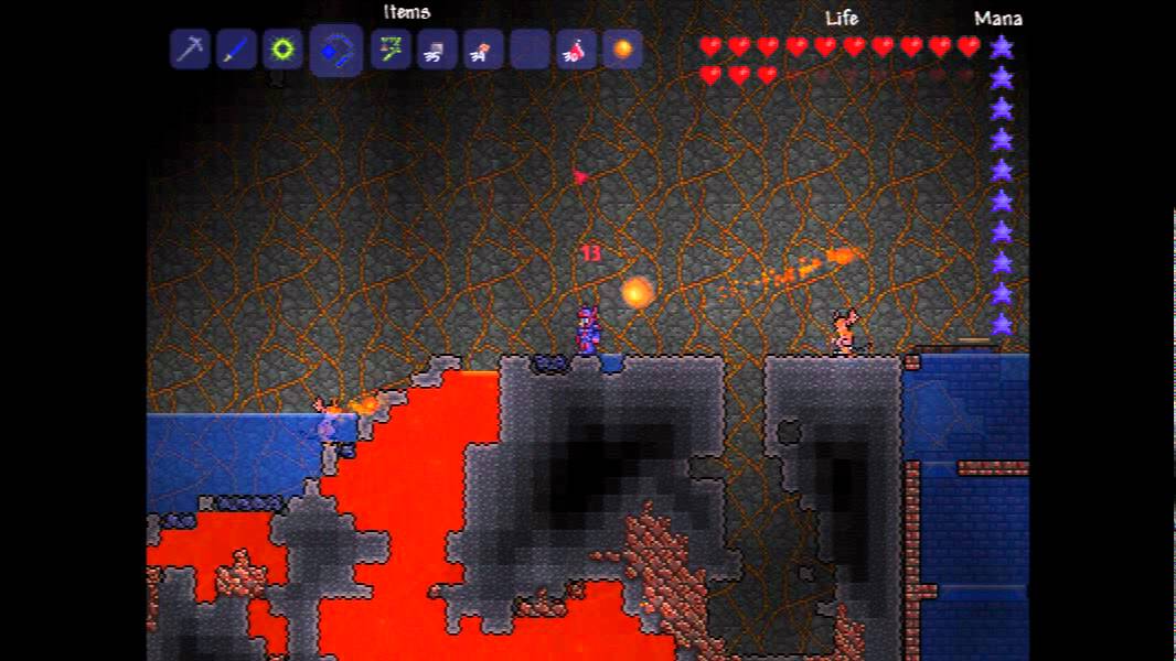 Terraria 101 Hell Part 2 How to Find and Survive Hell YouTube