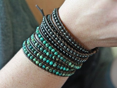 Iheartjenna - Bohemian Leather Wrap Bracelets Iheartjenna - Bohemian Leather Wrap Bracelets