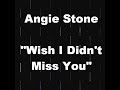 Angie Stone - Wish I Didn't Miss You