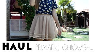 Haul primavera: Primark, Mulaya, Chicwish, Stradivarius