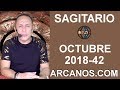 Video Horscopo Semanal SAGITARIO  del 14 al 20 Octubre 2018 (Semana 2018-42) (Lectura del Tarot)