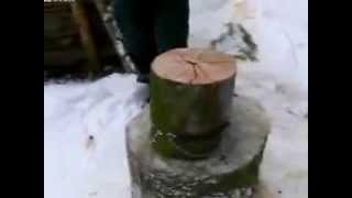 How to chop wood like a boss