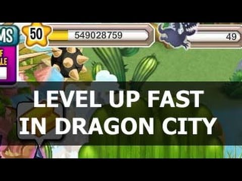 how to level up on dragon city
