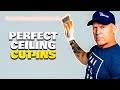 How To Paint A Straight Ceiling Line - Youtube