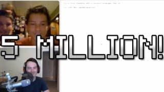 5 MILLION SUBSCRIBER OMEGLE CELEBRATION!