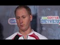 Draw 9 Media Scrum - 2013 Ford World Men's Curling Championship