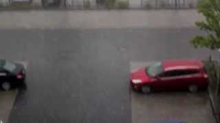 Krasses Unwetter in Hoyerswerda 23.05.14