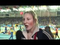 Istanbul 2012 Mixed Zone: Holly Bleasdale GBR