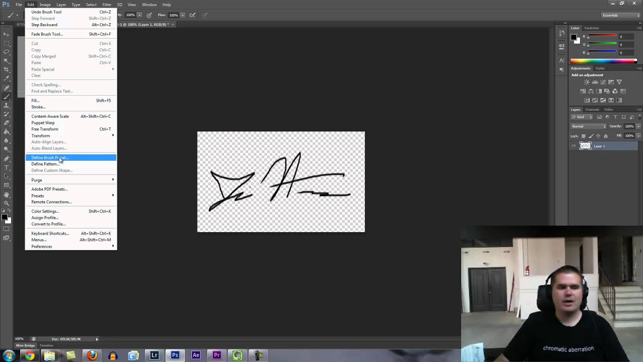 How to Make a Watermark In Photoshop - YouTube