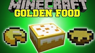 Minecraft: MORE GOLDEN FOOD (NEW GOLDEN & ENCHANTED FOOD) Mod Showcase