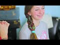 Yarn Extension Fishtail Braid | Color Highlights | Cute Girls Hairstyles