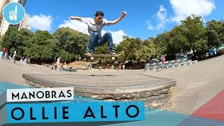 Como mandar Ollie alto pulando obstáculos