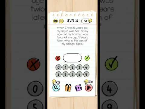 Brain Test Level 37 Walkthrough