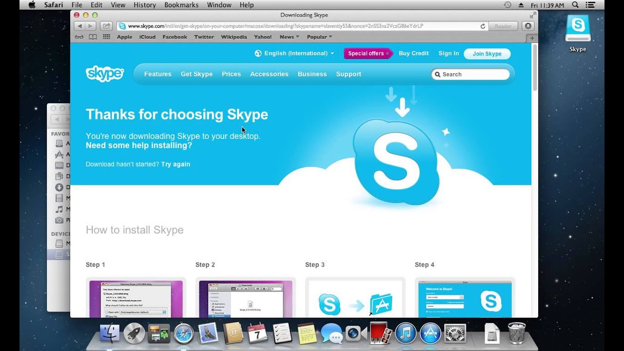 i need skype for mac