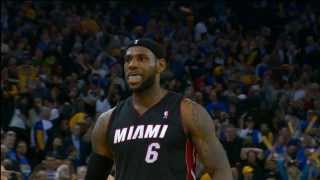 LeBron James Hits the Game-Winning Three to Beat the Warriors!