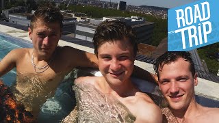 AUF DEM DACH BADEN, LANGE FAHREN & MONACO! | #ROADTR7P Tag 2 | Dner