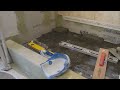 How to install Mud in a shower floor
