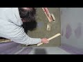 How to install Mud in a shower floor