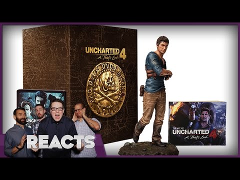 Unboxing Uncharted 4's Ultimate Collector's Edition - Kinda Funny Reacts