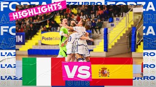 Highlights: Italia-Spagna 2-2 | Futsal | Femminile | Amichevole