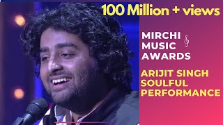 Arijit Singh with his soulful performance on the stage of 6th Royal Stag Mirchi Music Awards