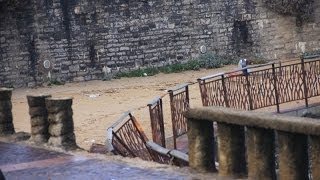 Biarritz perd son combat face à la tempête Hercules - Hercules Storm in Biarritz