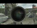 COD Modern Warfare 3 Shitty sniper Lucky throwing knife hit