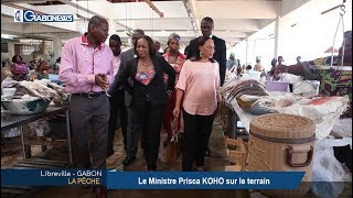 GABON / PÊCHE : Le Ministre Prisca KOHO sur le terrain