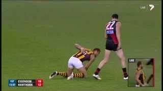 Buddy and Carlisle tussle - AFL