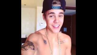 Justin's instagram video - "Hahaha"