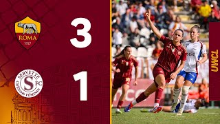 ⚽️ MINAMI, ⚽️⚽️ VIENS | ROMA 3-1 SERVETTE | WOMEN'S CHAMPIONS LEAGUE HIGHLIGHTS