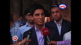 جولة محمد عساف في مدينة بيت لحم 5\7\2013