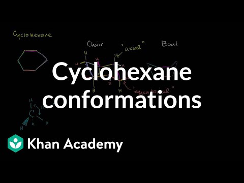 Download Chair and boat shapes for cyclohexane | Organic chemistry | Khan Academy
