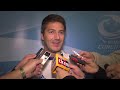 2011 Ford World Men's Curling Championship - Draw 15 Media Scrum