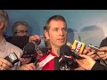 2011 Ford World Men's Curling Championship - Draw 15 Media Scrum