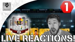 100k PACK LIVE REACTION! - PACKS FROM HELL #01 FIFA 14