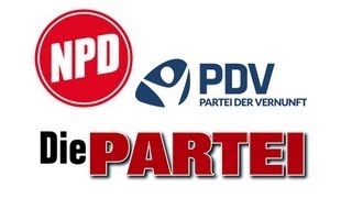 NPD, Die Partei & Co. - Kleine Parteien in (fast) fünf Minuten