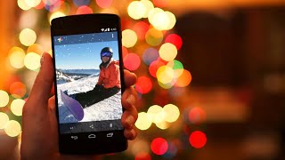 Google+: Shake your device and let it snow