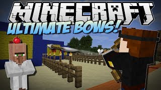 Minecraft | ULTIMATE BOWS MOD! (Rocket Launchers, Fireworks Bows & More!) | Mod Showcase [1.7!]