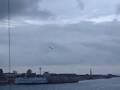 Lancaster Bomber Flypast Over Portsmouth Harbour
