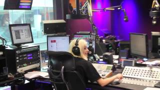 Miranda and Greg gallop through Fearne's studio ON AIR!