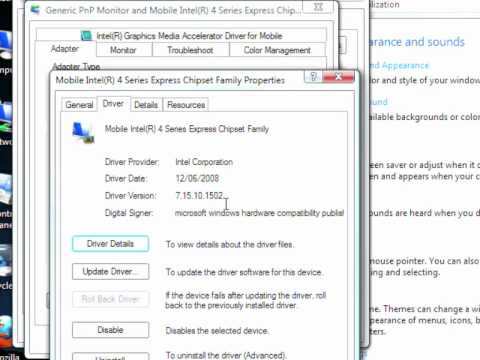 Mobile Intel Gma 4500m Driver Update - YouTube