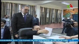 Algérie:Abdelaziz Bouteflika vote en fauteuil - 17/04