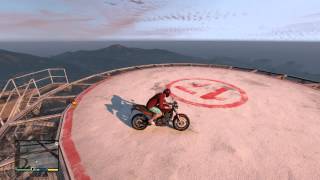 #ボツ【GTA5】ヘルメットをかぶった状態で頭から落下すると死ぬのか!!