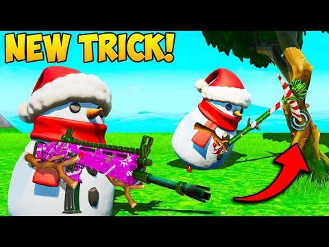 *NEW* SNOWMAN SHOOT + FARM TRICK!! - Fortnite Funny Fails and WTF Moments! #785