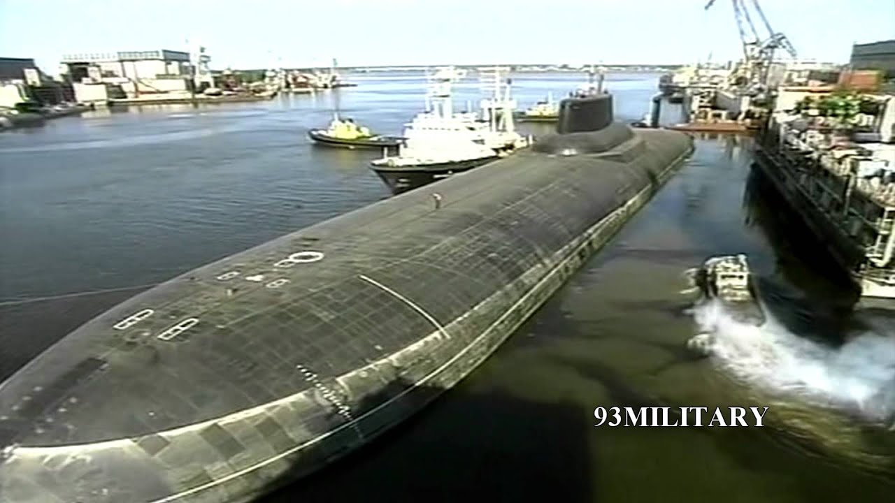 World's Biggest Submarines Typhoon Class YouTube