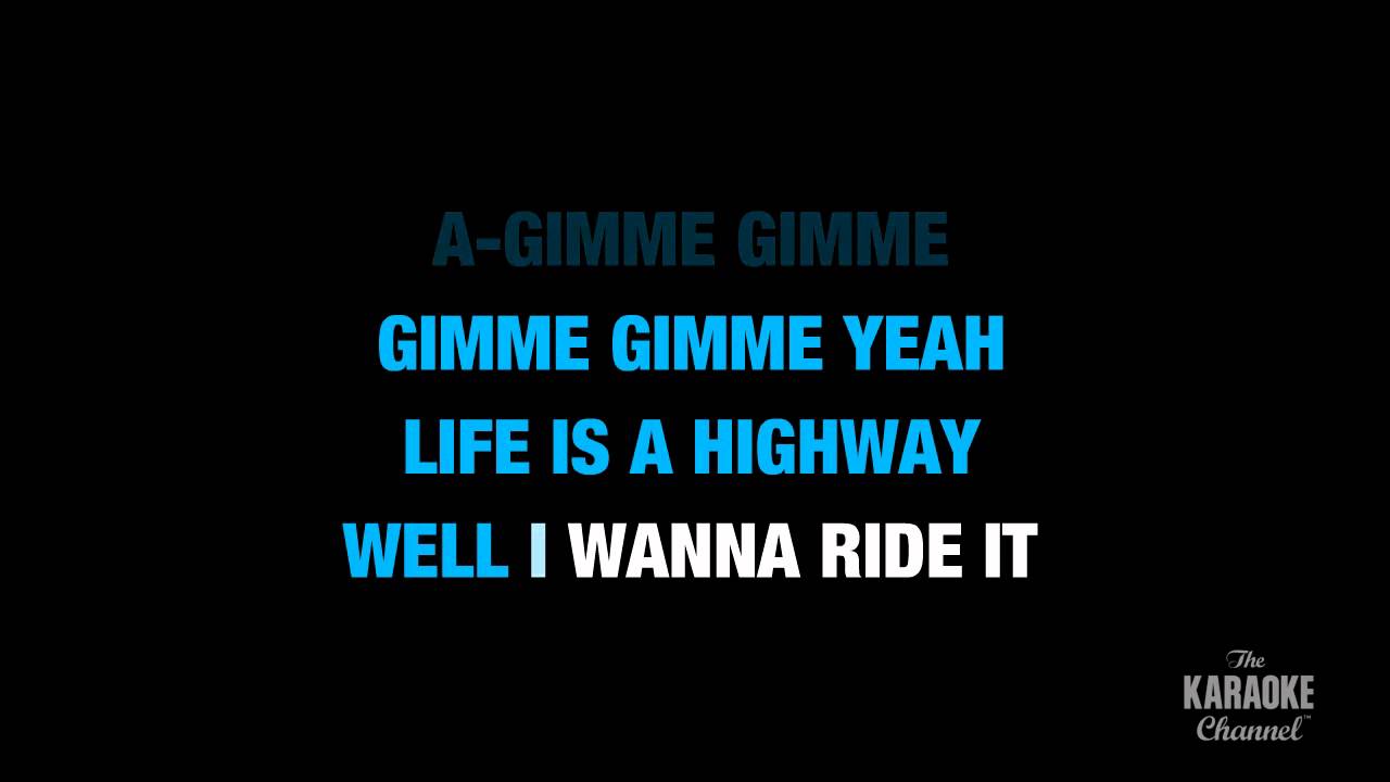 Life Is A Highway in the Style of "Rascal Flatts" karaoke ...