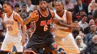 Kevin Durant and LeBron James Combine for 14 Points in 2 Minutes